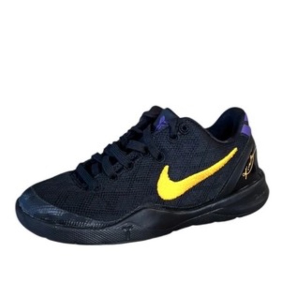 Nike Kobe VIII 8 Shoes Size 11 C Toddler Sneakers FN0267-002 Black Gold Purple - Picture 8 of 9